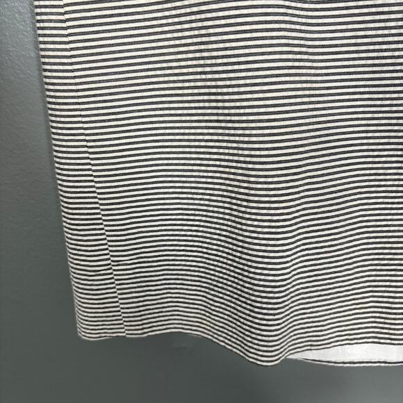 Ann Taylor LOFT Women's Gray & White Striped Pencil Skirt - Size 10 - Corpcore - Picture 3 of 6